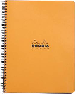 RHODIA Wirebound 4 Colors Regular Note Book 8 mm Lined Ruling 22,5 X 29,7 cm 160 Pages