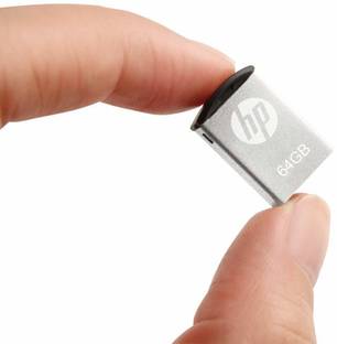 HP USB 2.0 FLASH DRIVE 64GB v222w 64 GB Pen Drive Compatible with Audio Player, Desktop Computer, Laptop, Television USB 2.0 Metal Case
