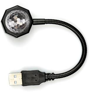 MOBIZAC USB Disco Light Disco Projection LED Light 7 Colors with 9 Functional Modes LIGHT0019 Led Light