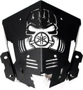 ranarc METAL VISOR MT15 SKULL BLACK Bike Windshield