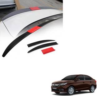 SEMAPHORE Lip Spoiler Wings Three-section Splicing Adjustable ABS Car Modification Rear Trunk Lip Wing for Honda Amaze Car Spoiler
