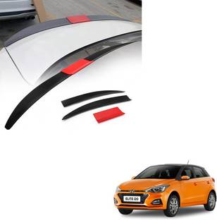 SEMAPHORE Lip Spoiler Wings Three-section Splicing Adjustable ABS Car Modification Rear Trunk Lip Wing for Hyundai Elite i20 Asta 1.2 Car Spoiler