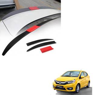 SEMAPHORE Lip Spoiler Wings Three-section Splicing Adjustable ABS Car Modification Rear Trunk Lip Wing for Honda Brio Car Spoiler