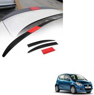 SEMAPHORE Lip Spoiler Wings Three-section Splicing Adjustable ABS Car Modification Rear Trunk Lip Wing for Maruti Ritz Car Spoiler