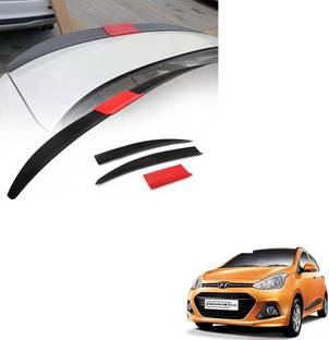 SEMAPHORE Lip Spoiler Wings Three-section Splicing Adjustable ABS Car Modification Rear Trunk Lip Wing for Hyundai Grand I10 Nios Asta 1.2 Kappa VTVT Car Spoiler
