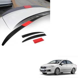 SEMAPHORE Lip Spoiler Wings Three-section Splicing Adjustable ABS Car Modification Rear Trunk Lip Wing for Fiat Linea Car Spoiler