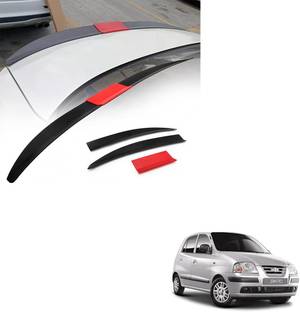 SEMAPHORE Lip Spoiler Wings Three-section Splicing Adjustable ABS Car Modification Rear Trunk Lip Wing for Hyundai Santro Xing 1.1L Car Spoiler