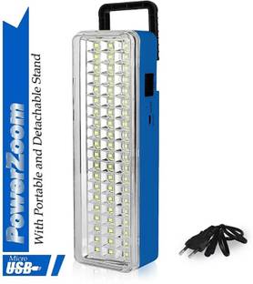 FIRSTLIKE 60 High-Bright LED Light with Android Charging Support Emergency Stand 8 hrs Flood Lamp Emergency Light