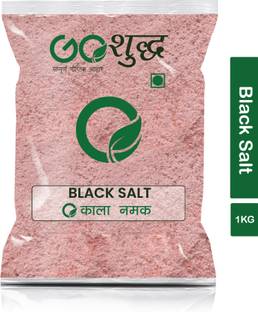 Goshudh Premium Quality Black Salt (Kala Namak)-1Kg (Pack Of 1) Black Salt