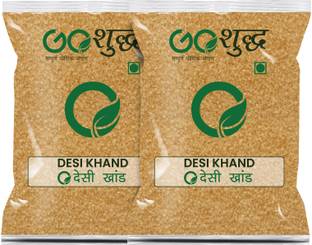 Goshudh Premium Quality Desi Khand Combo Pack of 2(400 g Each)… Sugar