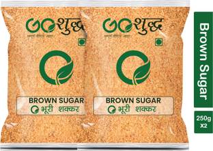 Goshudh Premium Quality Brown Sugar-250gm (Pack Of 2) Sugar