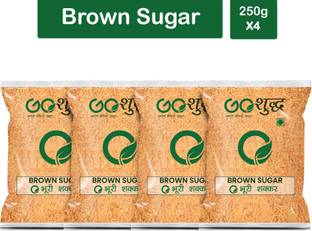Goshudh Premium Quality Brown Sugar-250gm (Pack Of 4) Sugar