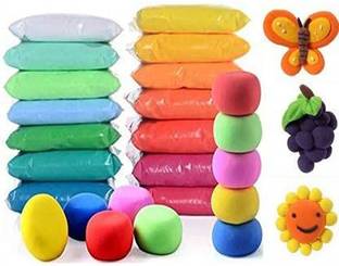 MSN 3 CLY Air Dry Clay foam clay For Kids DIY Ultra Clay Kids 12 Different Color Multicolor Putty Toy
