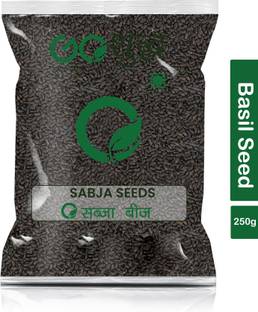 Goshudh Premium Quality Sabja Seeds (Basil)-250gm (Pack Of 1) Basil Seeds