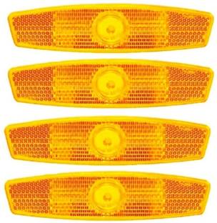 CYCLOWN COOL & SHININGFUL 4 PCS FRONT & REAR CYCLE REFLECTOR LIGHT FO SAFETY RIDE. LED Front Rear Light Combo