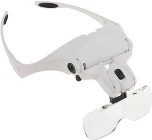 A to Z 5 Lens Headset Magnifying 1.0X, 1.5X, 2.0X, 2.5X, 3.5X 5 Lens Headset Magnifying Glass LED Lamp