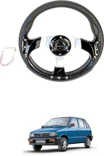 PRTEK Hand Stiched Steering Cover For Maruti 800