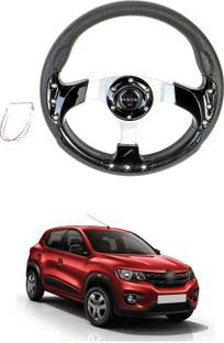 प्रतेक हाथ से सिला हुआ स्टीयरिंग कवर Renault Kwid के लिए