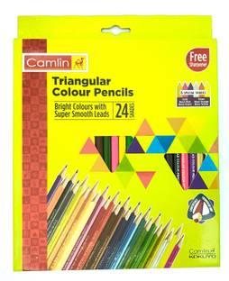 Camlin Colour Pencil Triangular Color Pencils Shaped Color Pencils