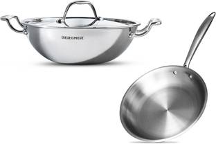 BERGNER Argent Triply Induction Bottom Cookware Set