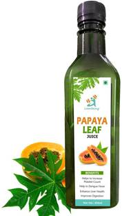 LEANBEING Papaya leaf juice 450ml | Pure | Increases Platelet count | Good For skin & hair
