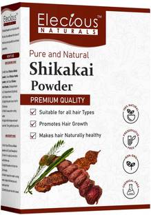 Elecious Shikakai Powder for Hair (Natural hair cleanser for luxirious and soft hairs)