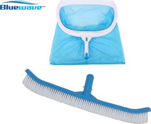 Blue Wave Swimming Pool Deluxe New Designed Deep Rake, AUSTRALIAN QUALITY with 18 inch Cur Plastic Wet and Dry Brush