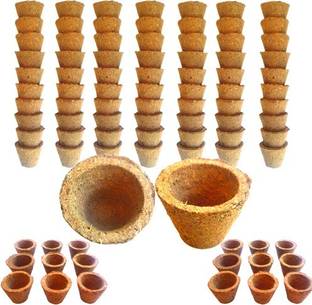 Gaumayam Empty Cowdung Cups Sambrani/Loban/Guggal/Camphor/Hawan samagri mega natural herbs