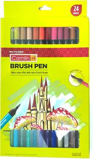 Camlin Brush pen 24 shades