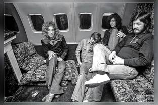 Led Zeppelin Jimmy Rock Music Band Jimmy Page Robert Plant John Paul Jones John Bonham Matte Finish Poster Paper Print