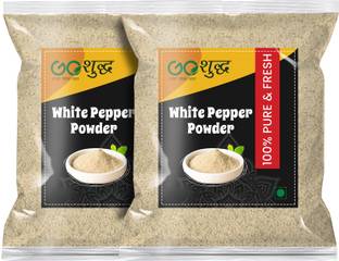 Goshudh White Pepper Powder 200 Gm Each (Pack of 2)