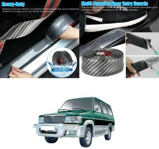XZRTZ Carbon Fiber Wrap Film Individualized Car Door Sill Protector Self-Adhesive Car Bumper Protector,Waterproof Auto Door Entry Guard Sticker,Anti-Collision Strip Rubber Scratch Protection Strip,C246 Door Sill Plate
