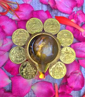 shinde exports Ashtalaxmi/ ashtalaxmi deepam /lakshmi diya Brass Table Diya