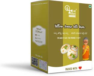 eat millet Yellow Jowar Idli rava 400 gms Pack of 3