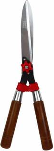 ERIN 1 Pc (Metal) Hedge Pruner Shear Cutter with Wooden Handle Garden Tool Kit