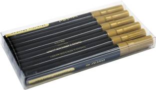 Levin Metallic Golden Marker Pens Fine Point - Smudge-resistant Golden Pen for Art Drawing, Sketching & Writing - Golden Ink Pen Highlight Fine liner - Gel Ink - Opaque on Black Paper