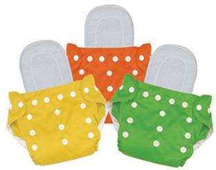 MEEOWMEE Reusable, washable baby cloth diaper/ button diaper , free size adjustable baby diaper with high quality insert Free . 0 to 24 months