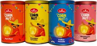 Haldiram's Corn Nuts Baked 125 g X 4 Box