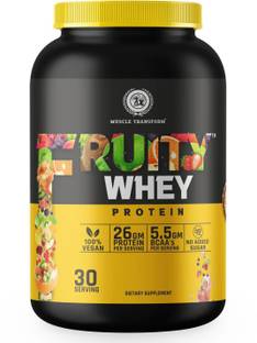 Muscle Transform Authentic Fruity Whey Protein For Muscle Growth, Weight Loss & Lean Muscles Mass. Whey Protein
