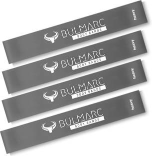 Bulmarc Set of 4 Heavy Resistance Bands (55 - 80 lbs) Resistance Tube