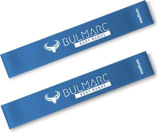 Bulmarc Set of 2 Medium Resistance Bands (40 - 65 lbs) Resistance Tube