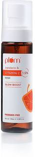 Plum 1.5% Vitamin C Toner with Mandarin for Glowing Skin | Improves Uneven Skin Tone Men & Women