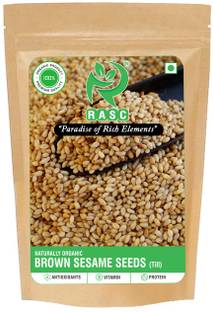 RASC RAW BROWN SESAME SEEDS (TILL), Pack of 200g I Gingelly Seeds I Til Sesame Seeds