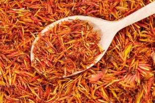 A D FOOD & HERBS DRIED SAFFLOWER PETALS / KUSUM KE PHOOL AROMATIC 50 GMS