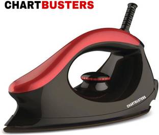 Chartbusters by CHARTBUSTERS CH MAJESTIC CROWN DESIGN CURVY LOOK 1000-Watt DRY IRON [2-YEAR WARRANTY]] 1000 W Dry Iron