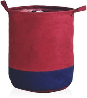 JustandKrats 50 L Maroon Laundry Basket