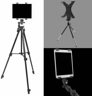 Viraan Universal Tripod Mount Clamp Holder Adapter for Tablet & Mobile ( PACK OF 2 ) ( TABLET HOLDER ) Tripod Clamp
