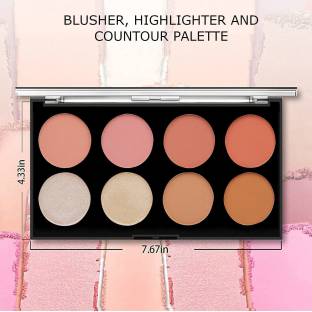 MARS matte blusher with highlighter and contour palette | face and cheeks