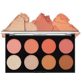 MARS Fantasy Matte Blusher with Highlighter and Contour Palette