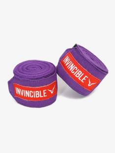Invincible HW757 Purple Boxing Hand Wrap